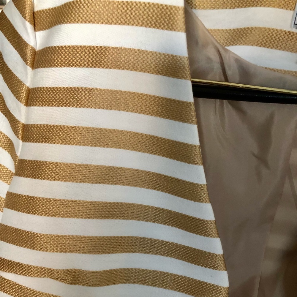 NWOT Susina Tan Shore Stripe Jacket - Picture 5 of 7